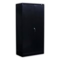 Alera Economy Assembled Storage Cabinet, 36w x 18d x 72h, Black CME7218BK